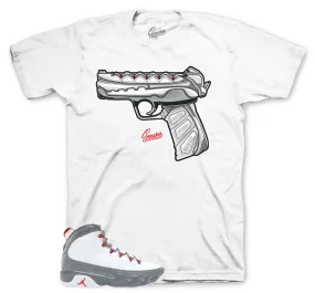 Retro 9 Fire Red Nines Shirt