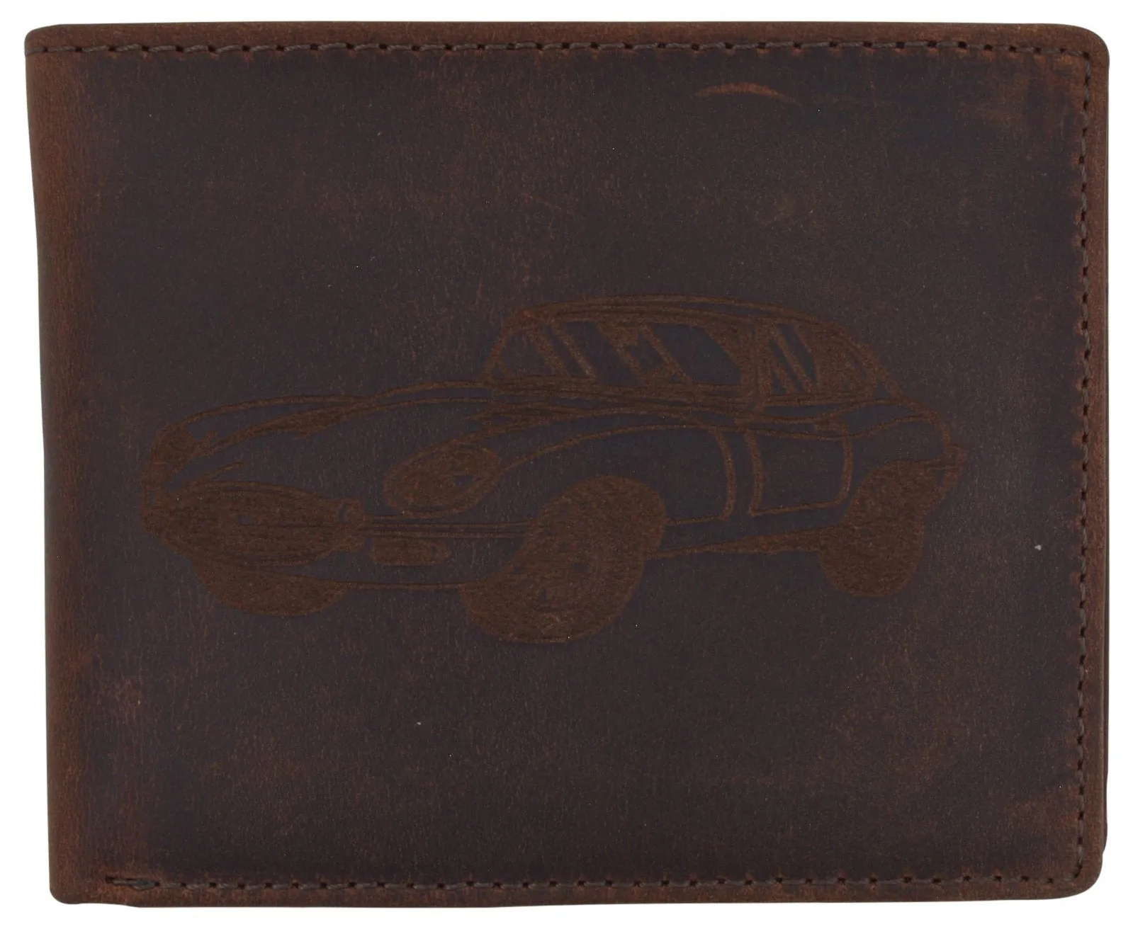 RFID Rustic Men Wallet-Shelby Cobra Design Craft Stamp