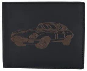 RFID Rustic Men Wallet-Shelby Cobra Design Craft Stamp