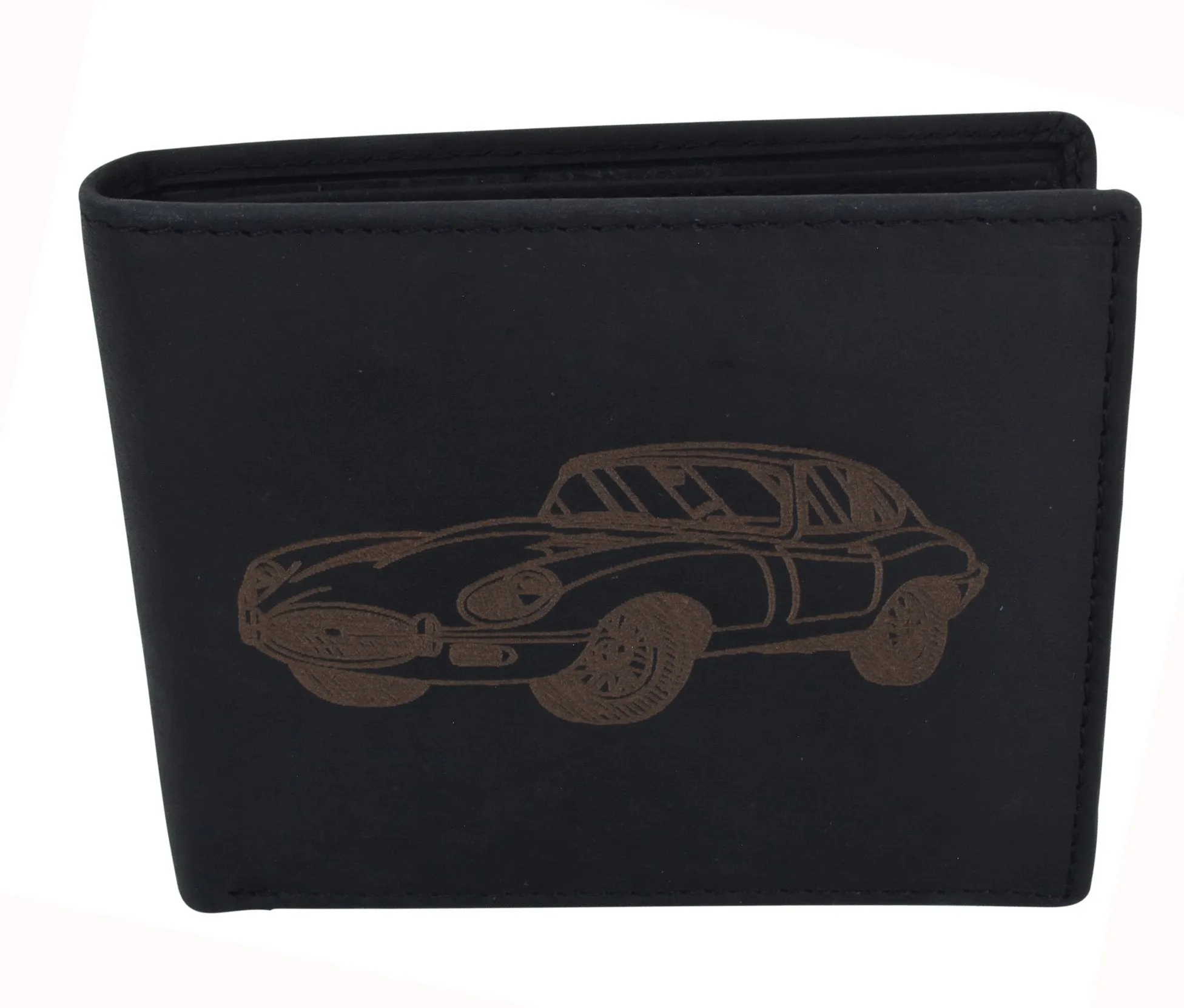 RFID Rustic Men Wallet-Shelby Cobra Design Craft Stamp