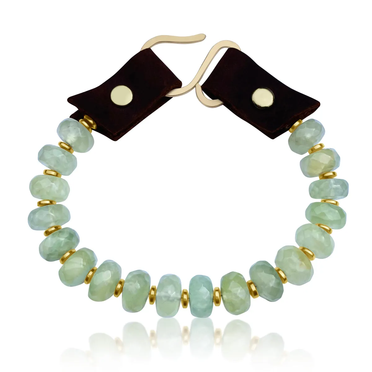 Rooted in Love: Prehnite Bracelet