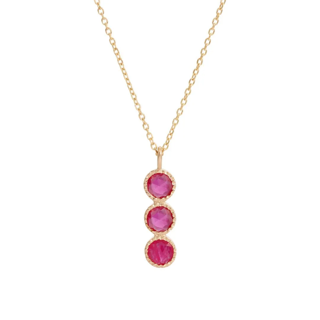 Ruby Mazurka Necklace