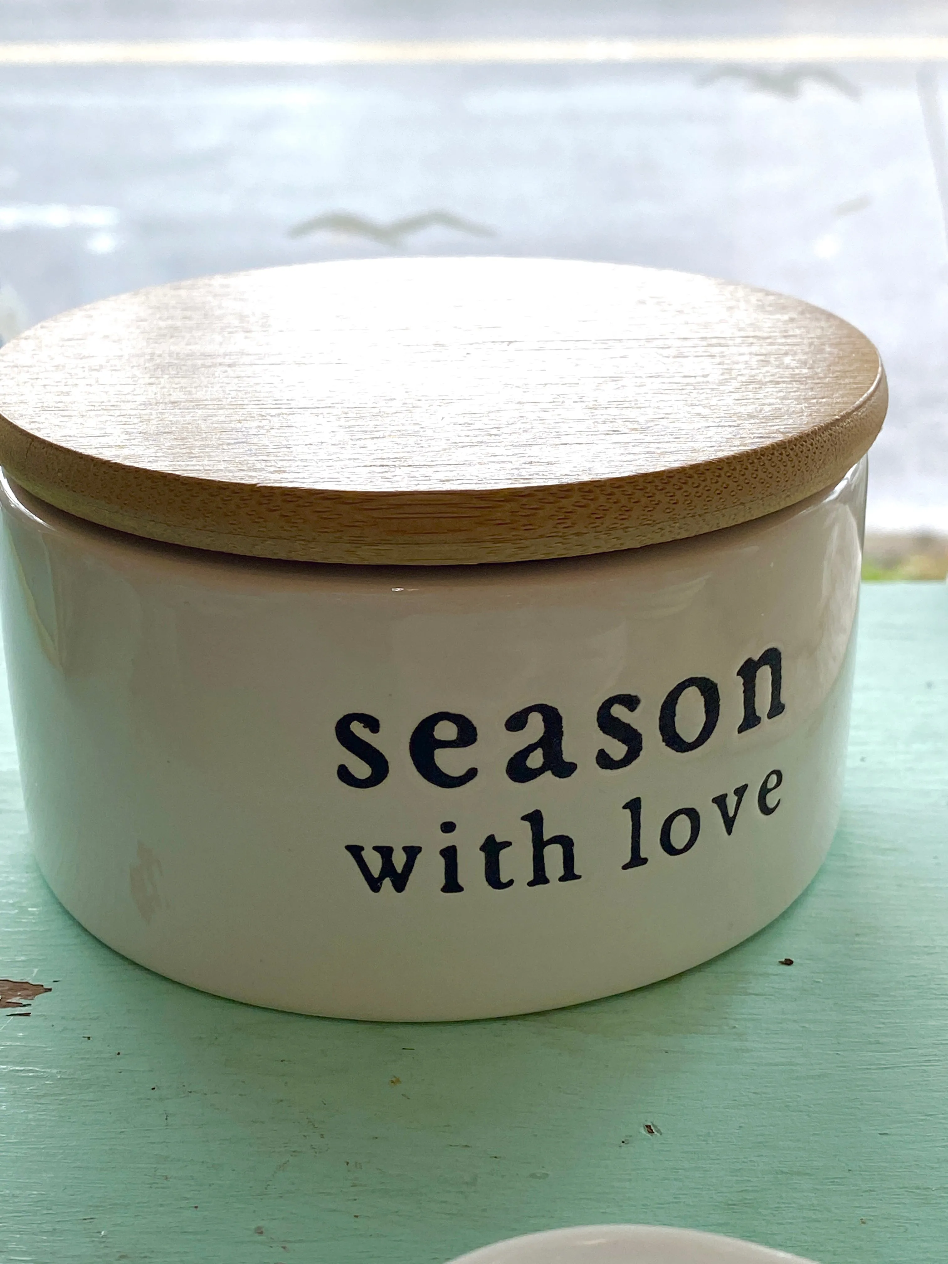 Season with Love...Salt and Pepper Box