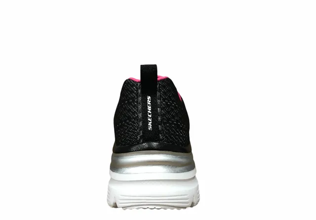 Skechers women's sneakers shoe Fashion Fit Bold Boundaries 12719 BKHP black pink