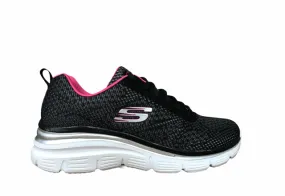 Skechers women's sneakers shoe Fashion Fit Bold Boundaries 12719 BKHP black pink