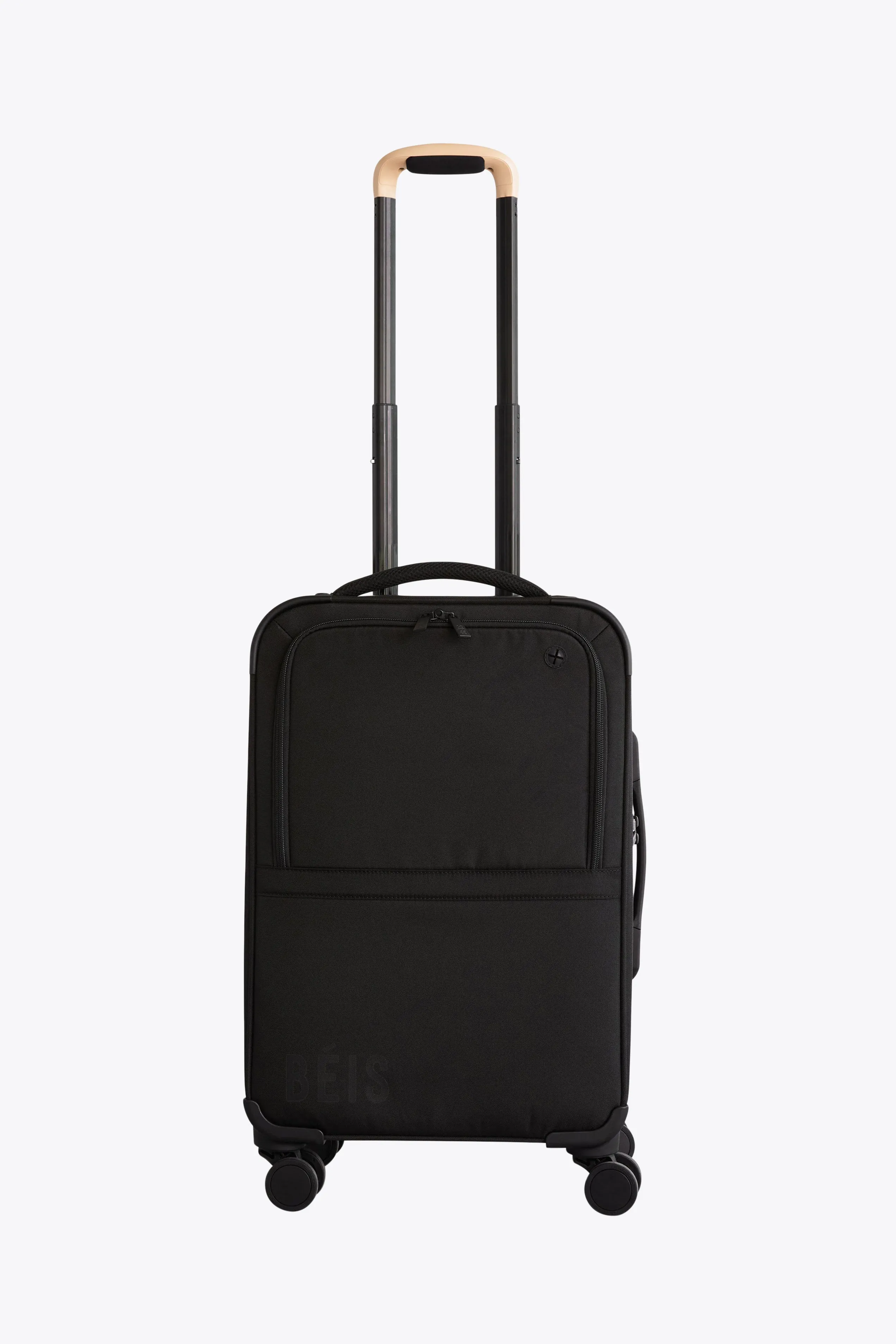 Soft-Sided Collapsible Carry-On Roller in Black