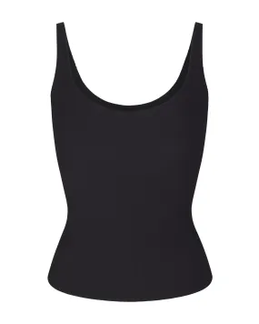 Spanx Ribbed 2 in 1 Tank - Very Black