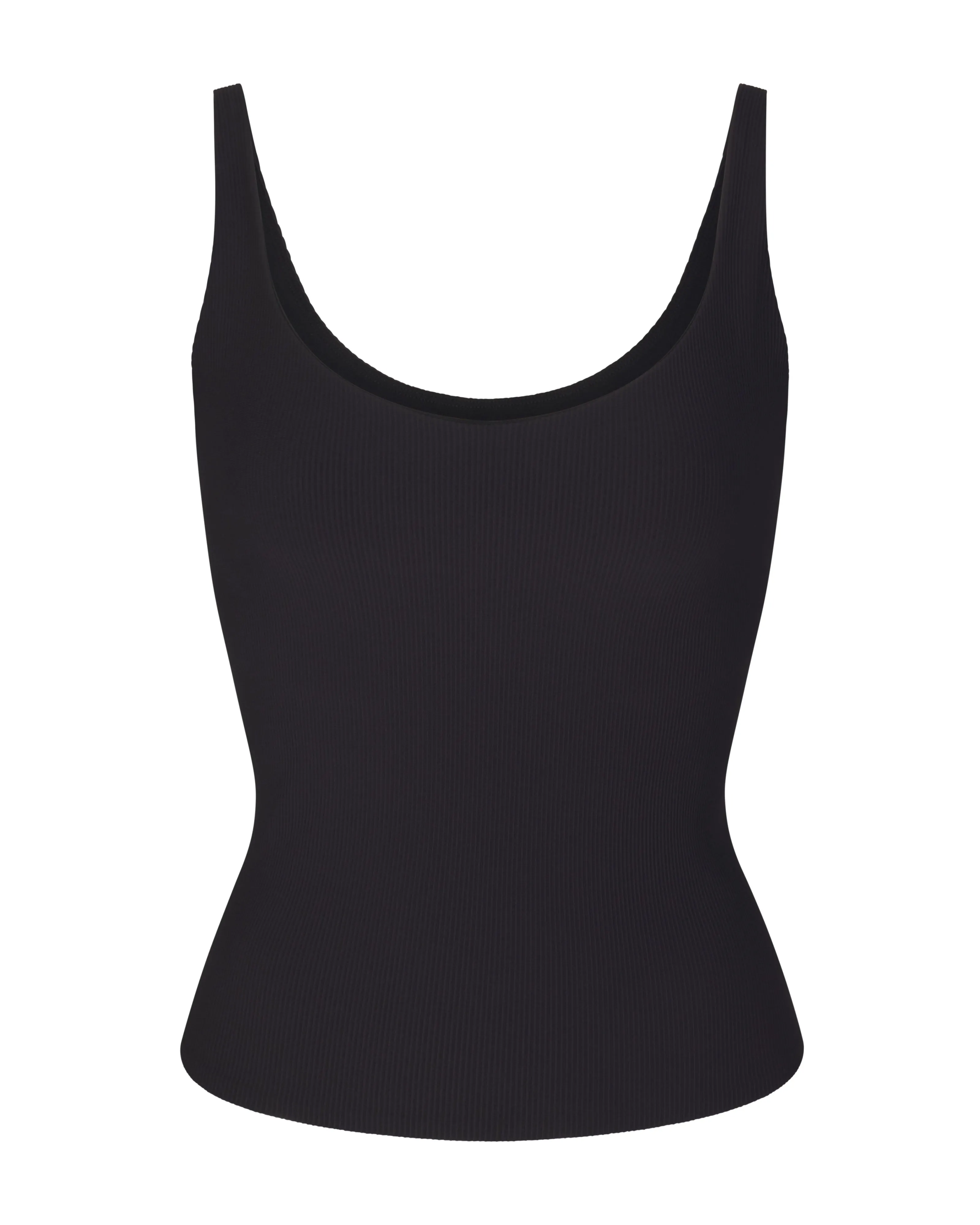 Spanx Ribbed 2 in 1 Tank - Very Black