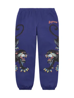 Supreme Panther Sweatpants Washed Navy [SS21]