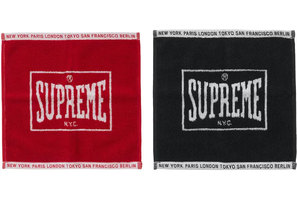 Supreme Square Mini Towels (Set of 2) Multicolor