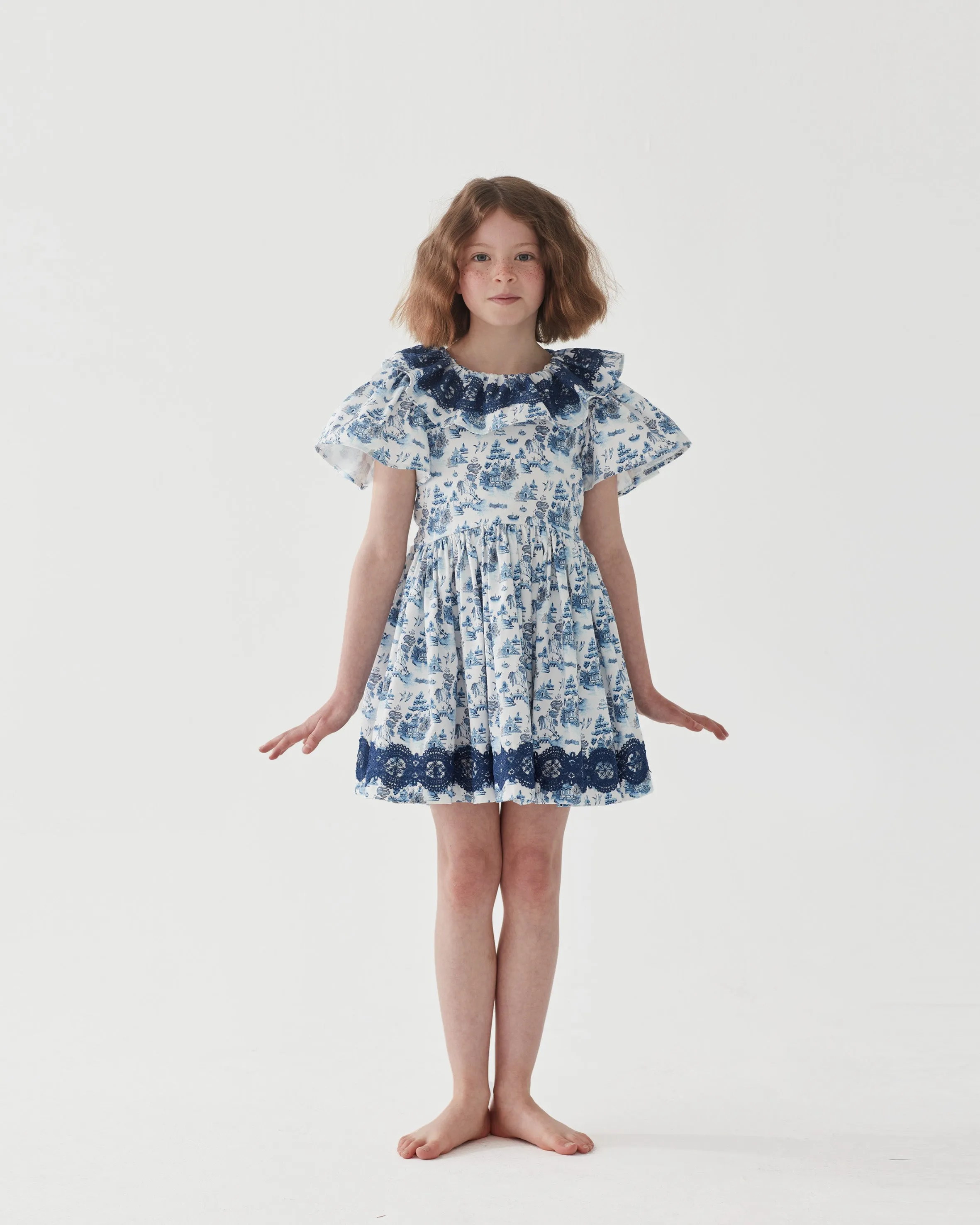 THE MIDDLE DAUGHTER SS24 FORGET ME NOT Dress in WILLOW