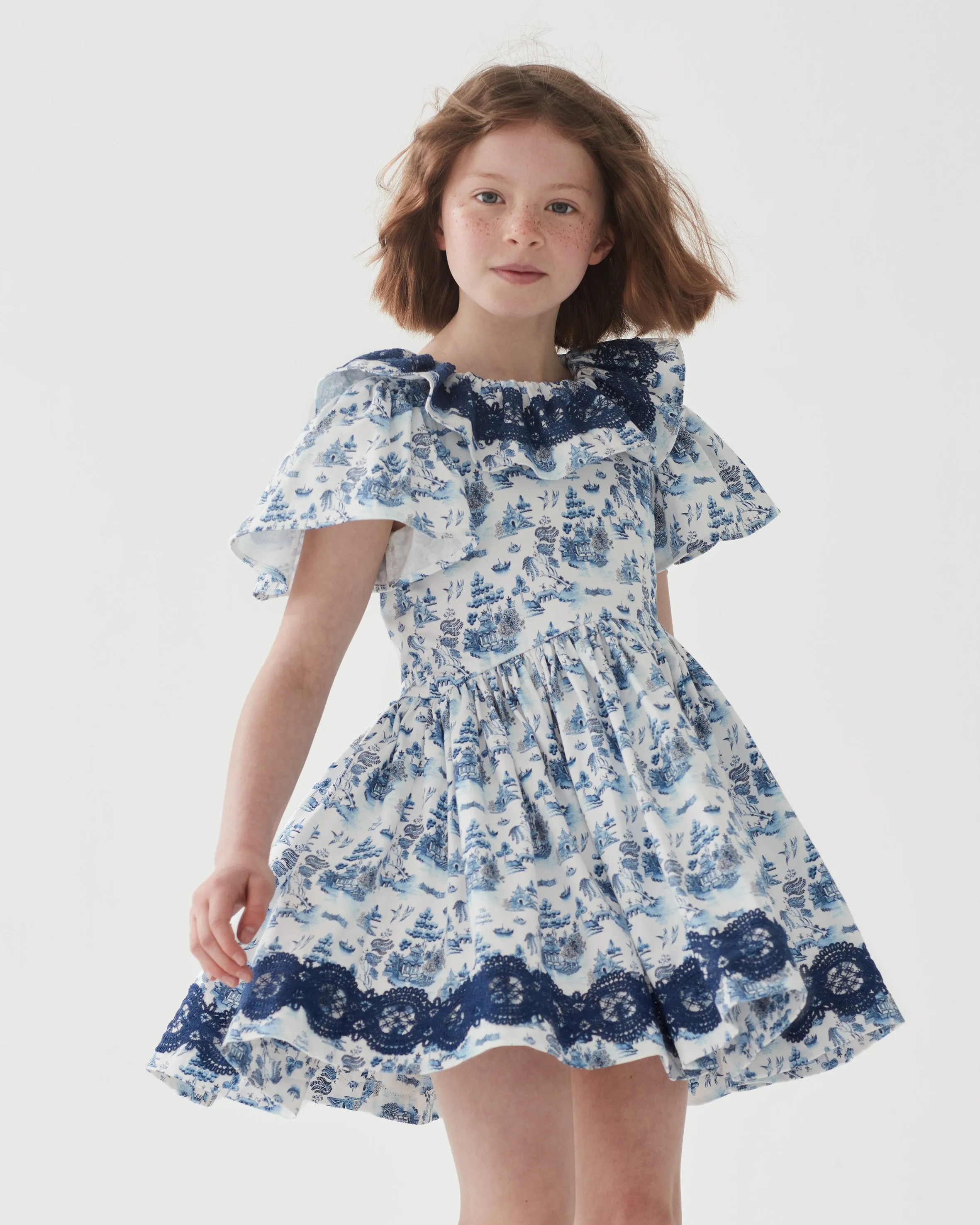 THE MIDDLE DAUGHTER SS24 FORGET ME NOT Dress in WILLOW