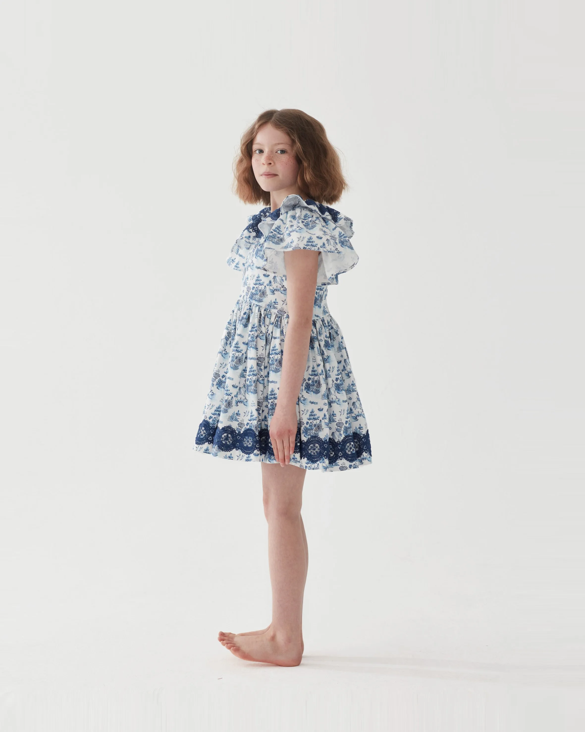 THE MIDDLE DAUGHTER SS24 FORGET ME NOT Dress in WILLOW