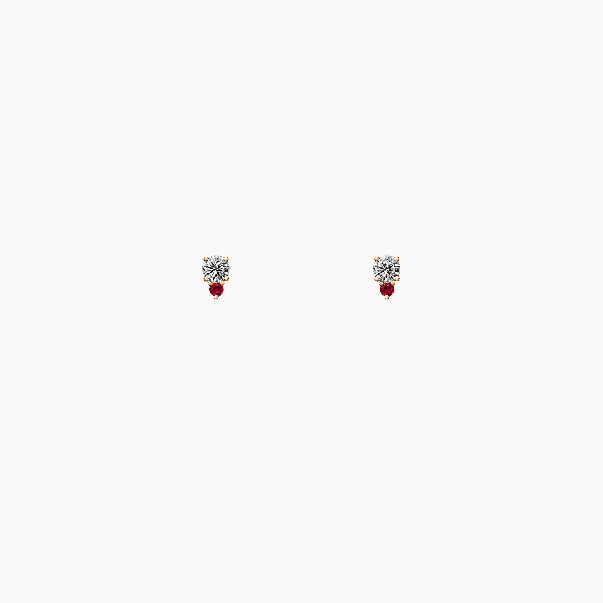 The Olivia Diamond & Ruby Studs