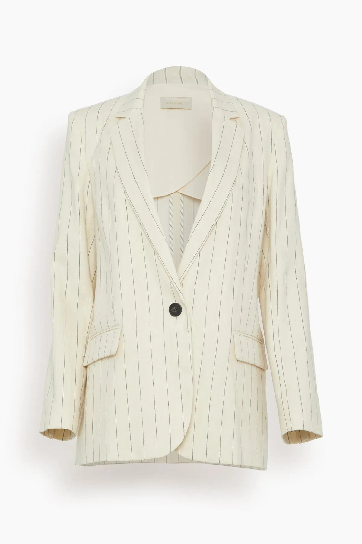 Tilia Blazer in Blanc/Bleu