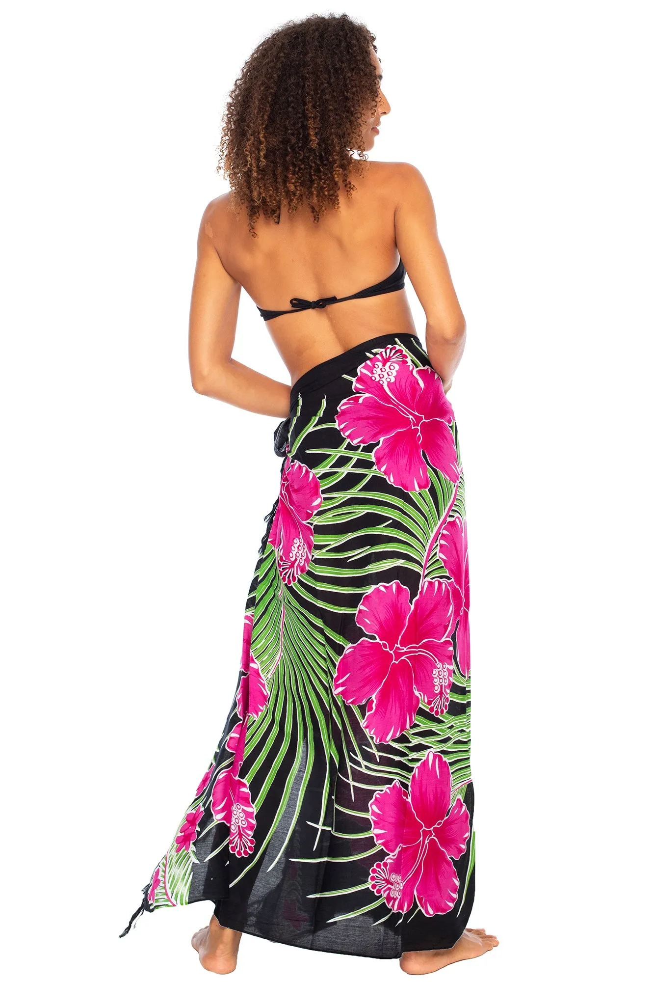 Tropical Sarong Wrap Cover Up