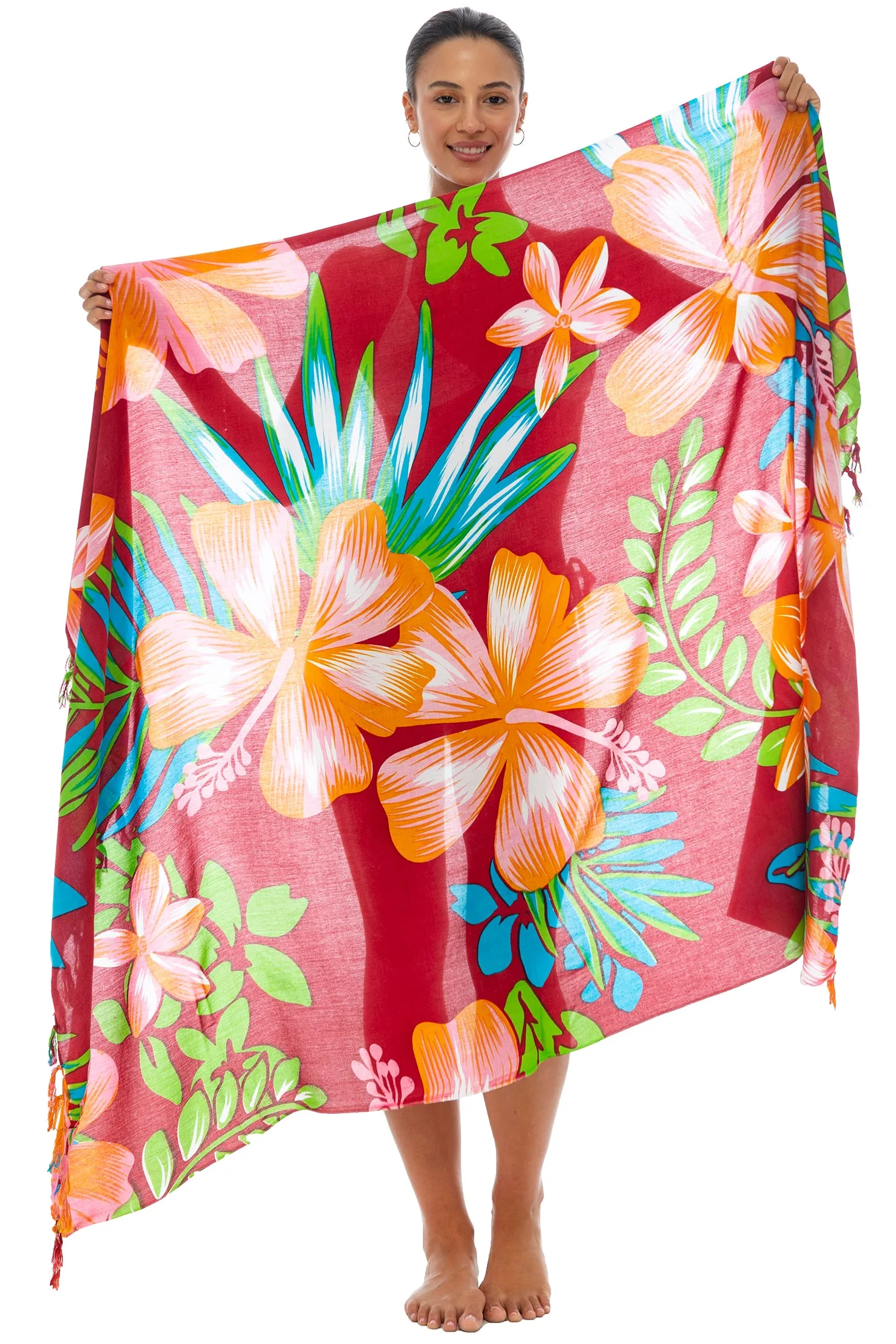 Tropical Sarong Wrap Cover Up