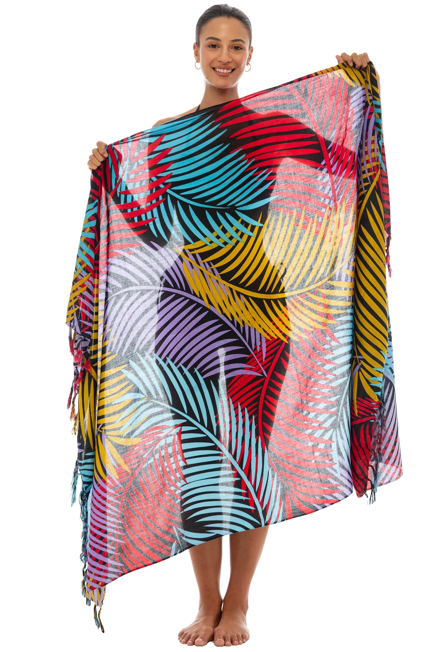 Tropical Sarong Wrap Cover Up