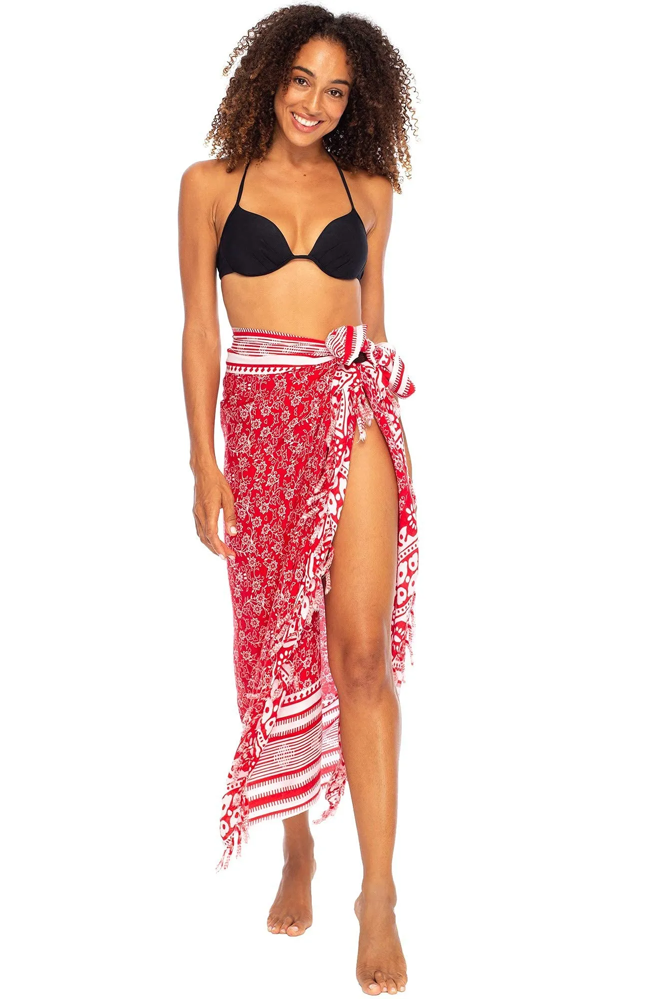 Tropical Sarong Wrap Cover Up