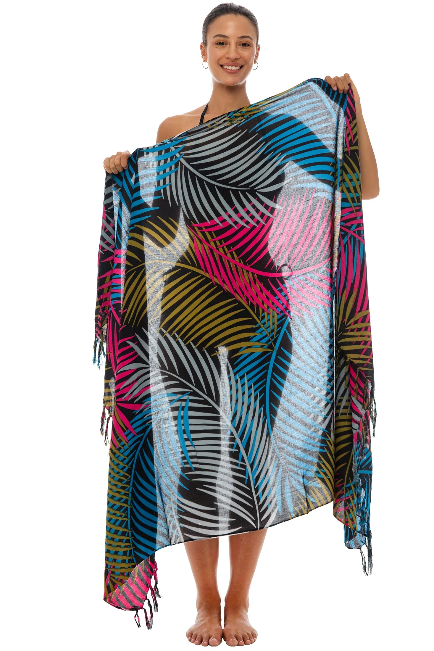 Tropical Sarong Wrap Cover Up