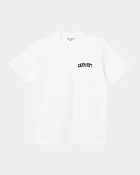 University Script T-Shirt | White