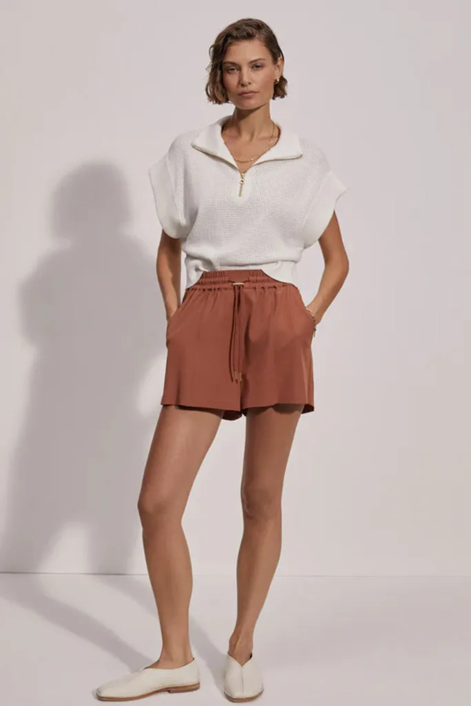 Varley - Barket Woven Short - Mocha Biscuit