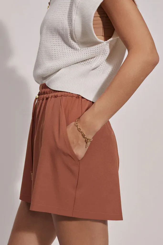 Varley - Barket Woven Short - Mocha Biscuit