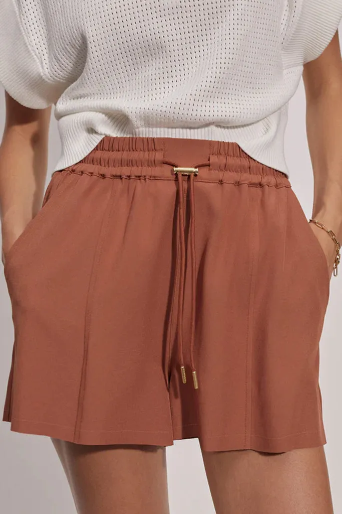 Varley - Barket Woven Short - Mocha Biscuit