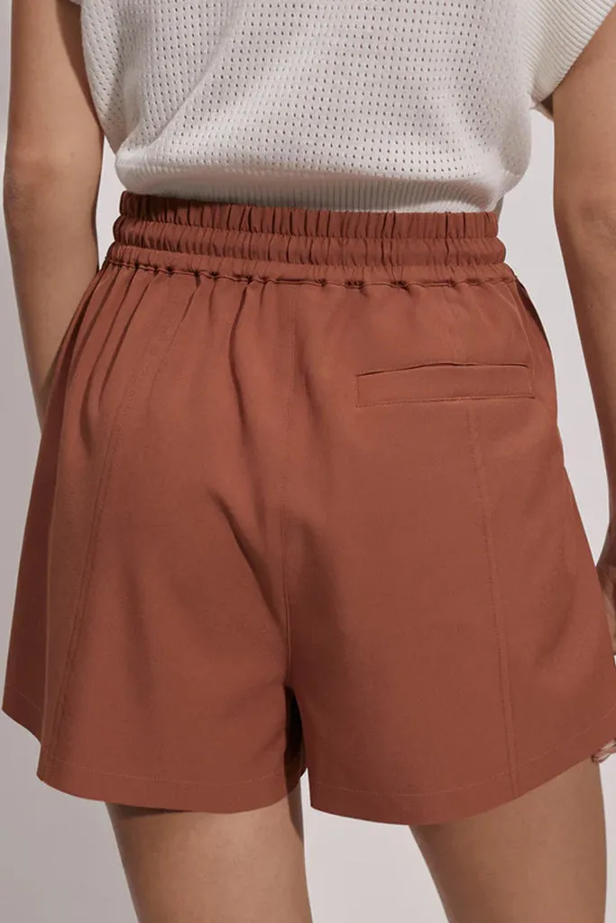 Varley - Barket Woven Short - Mocha Biscuit