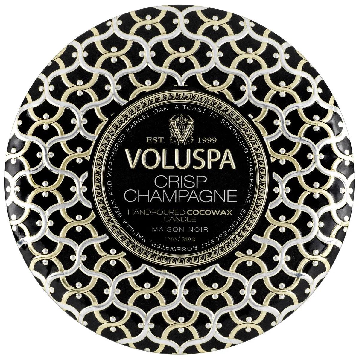 Voluspa ‘Crisp Champagne 3 Wick Tin’