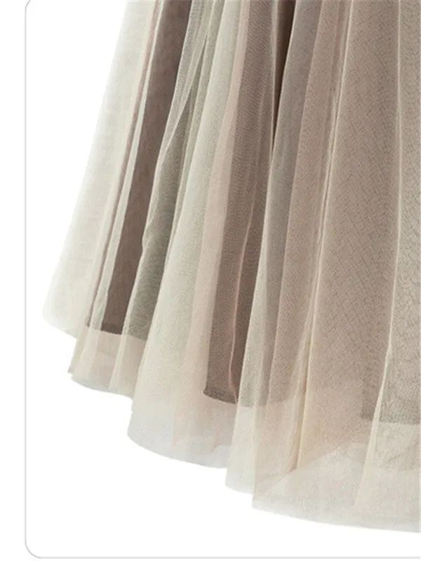 WealFeel Perfect Neutral Organza Bubble Skirt