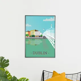 Welcome to Dublin Wall Print