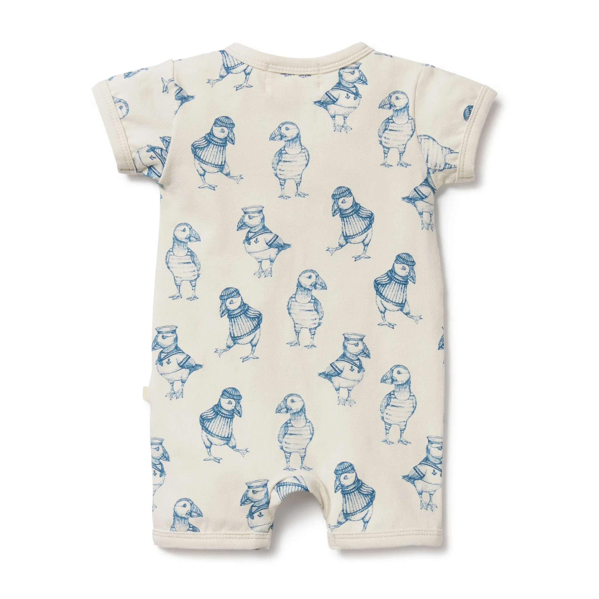 Wilson & Frenchy | Petit Puffin Organic Boyleg Zipsuit