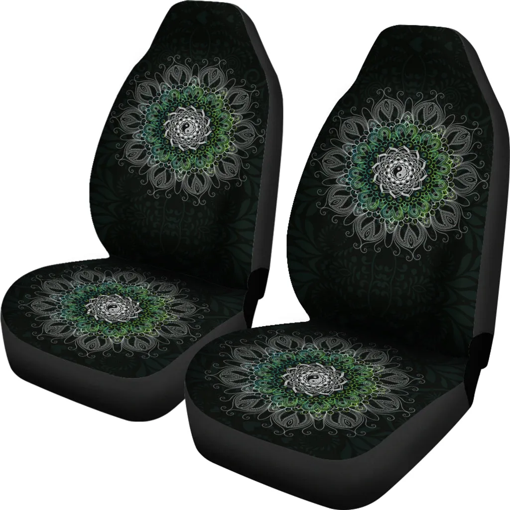 Yin Yang Mandala Car Seat