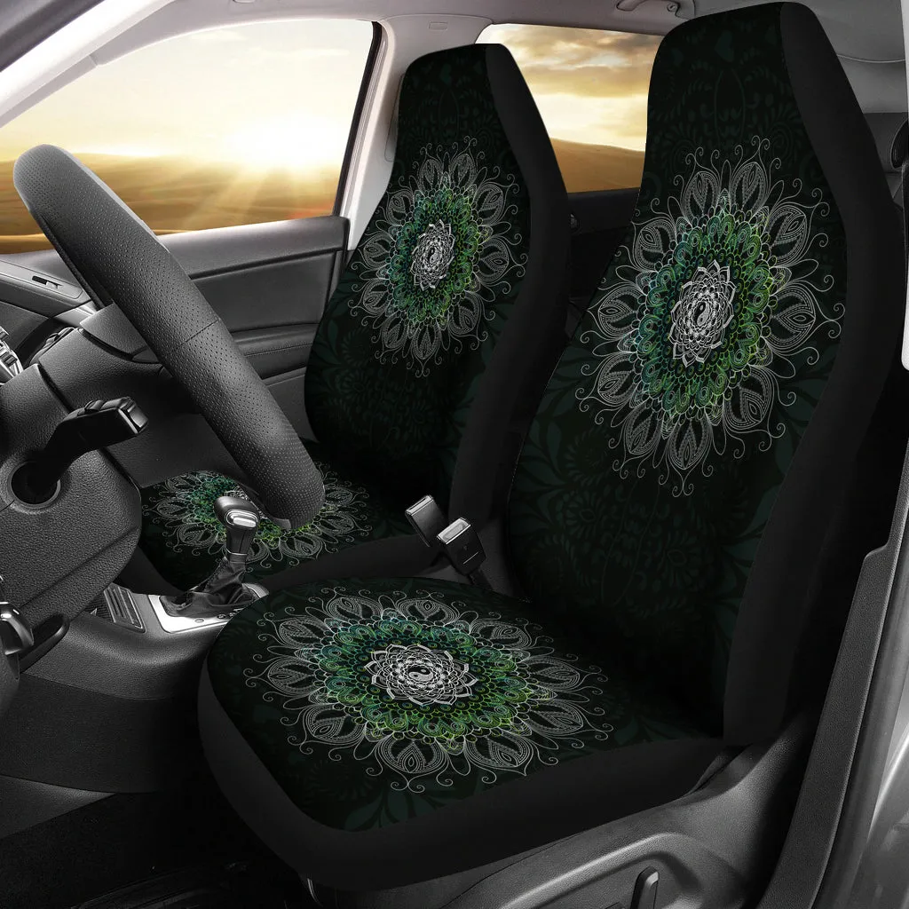 Yin Yang Mandala Car Seat