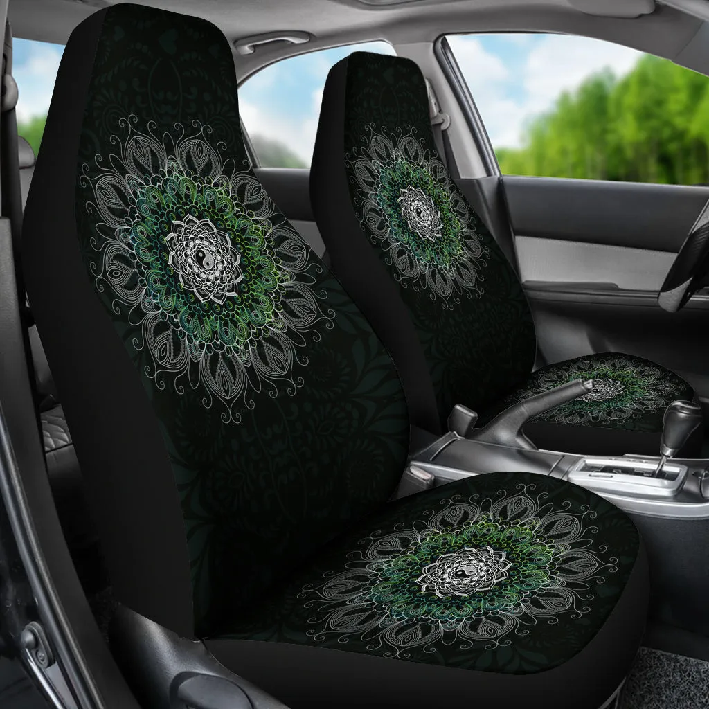 Yin Yang Mandala Car Seat