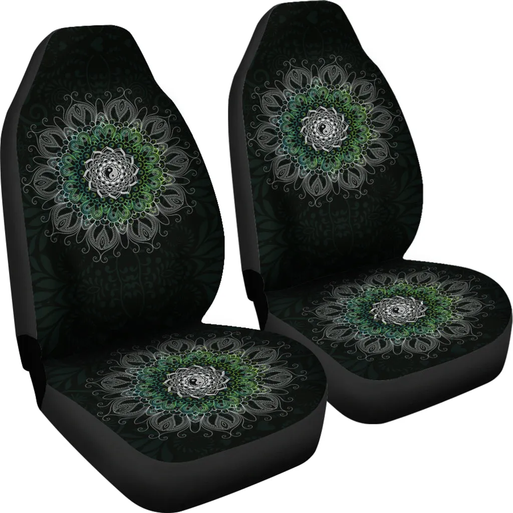 Yin Yang Mandala Car Seat